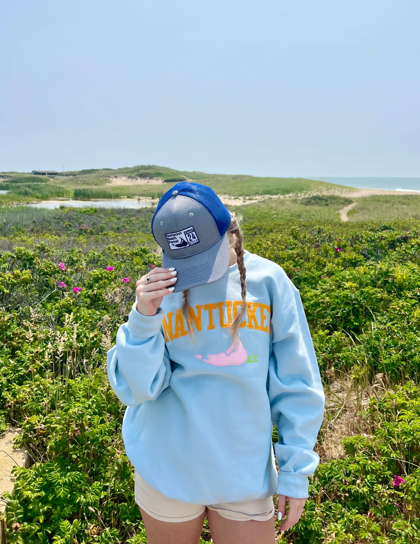 Grey Trucker Hat