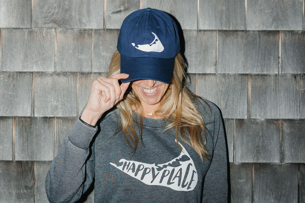 Navy Baseball Cap Beach Brewery Box