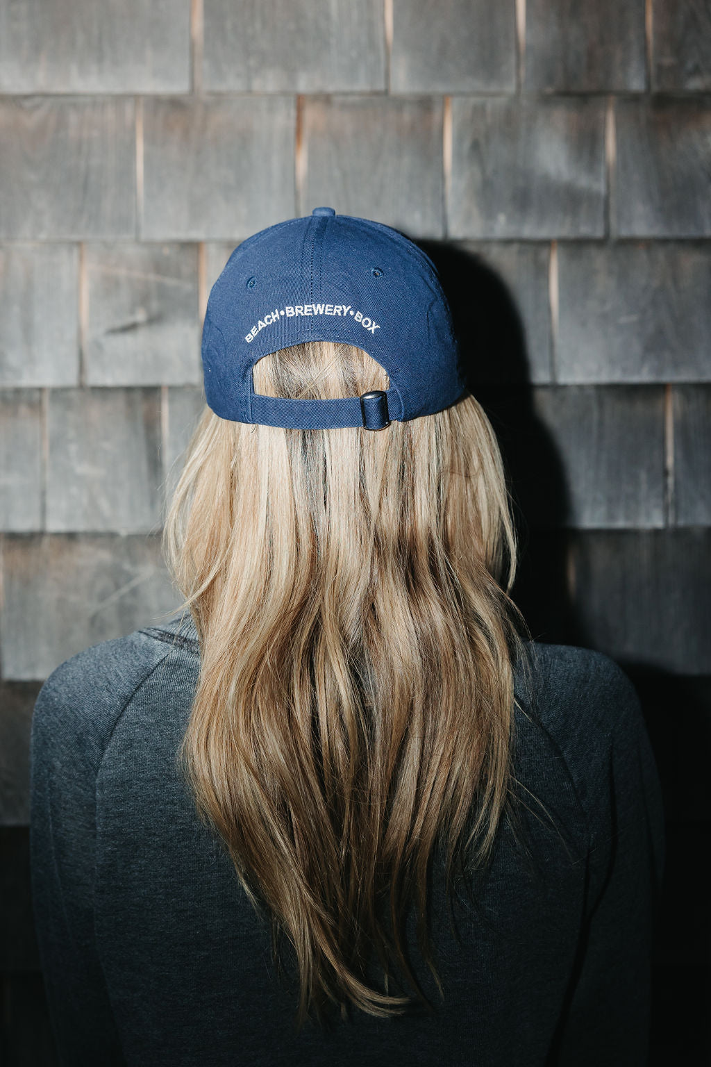 Navy Baseball Cap Beach Brewery Box