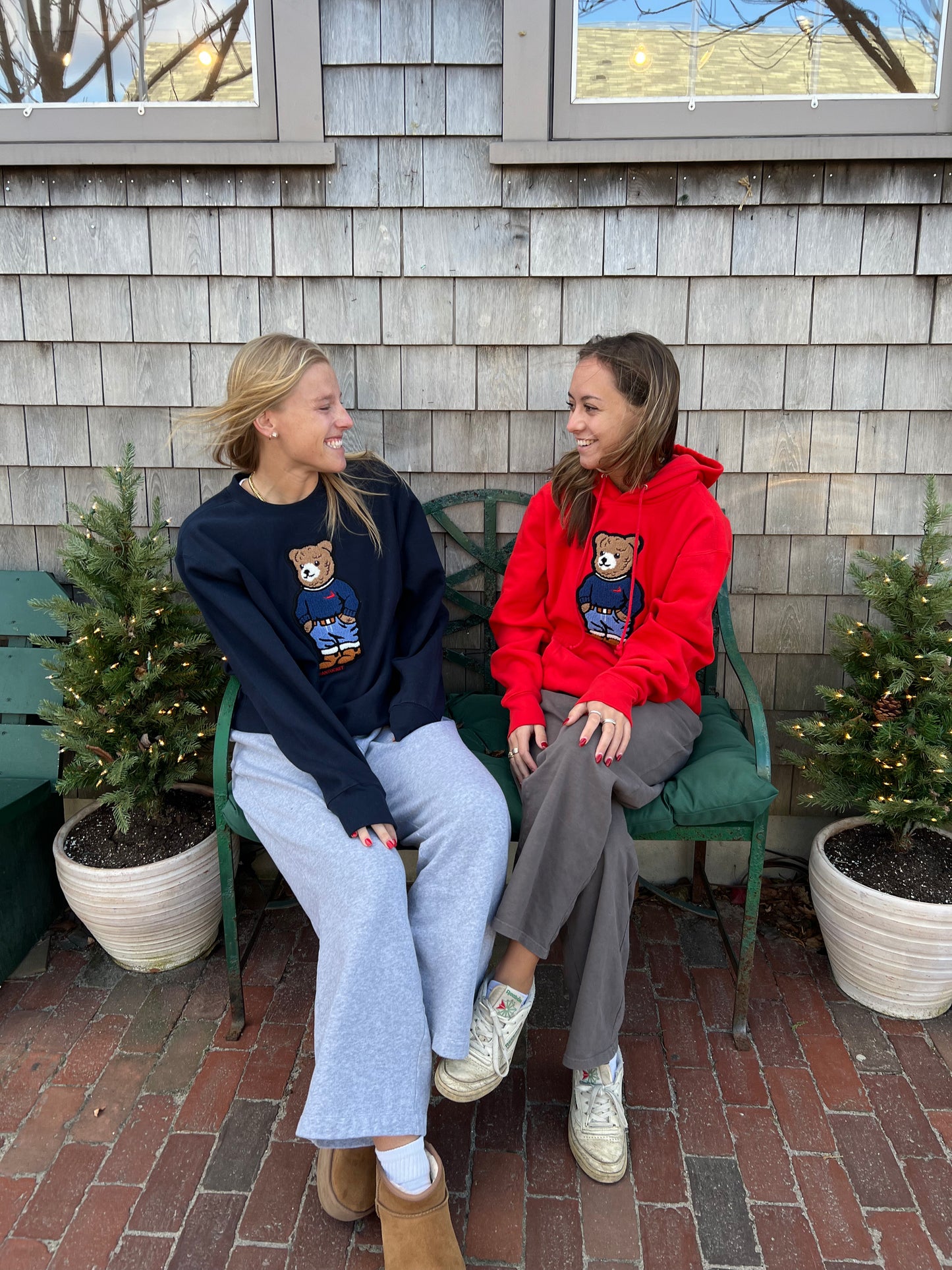 Hoodie Red Nantucket Bear Collection