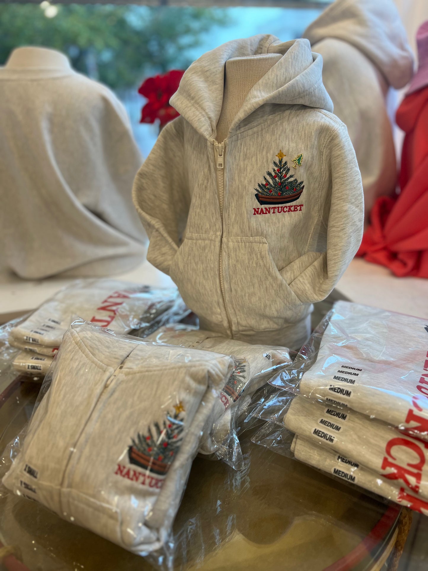 Kids Christmas Tree Full Zip Sweatshirt