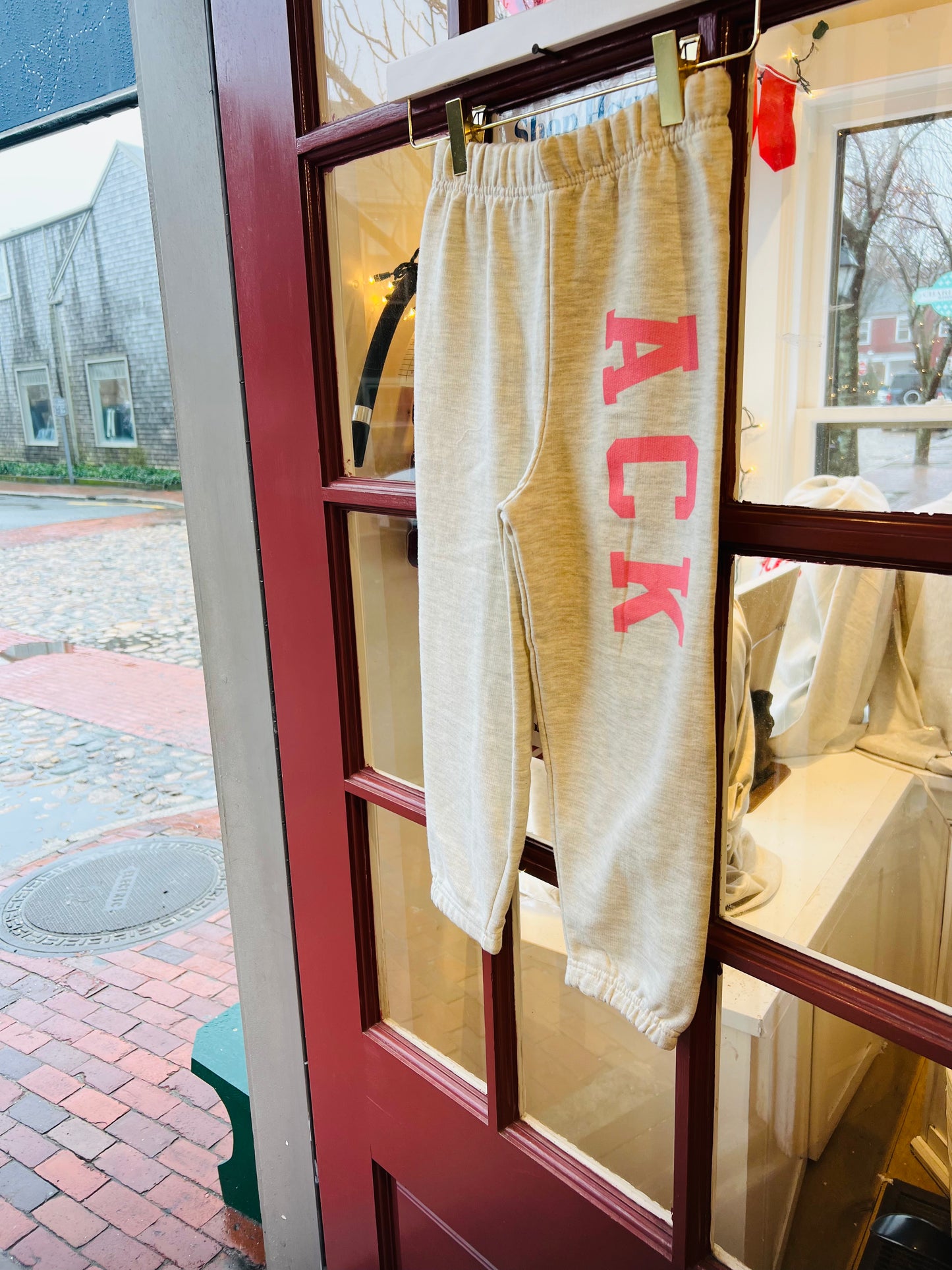 Kids Sweatpants with Baby Pink ACK