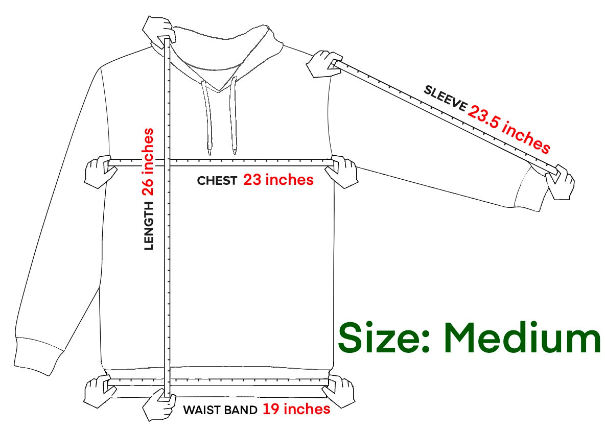 Salty Ocean Blue Hoodie