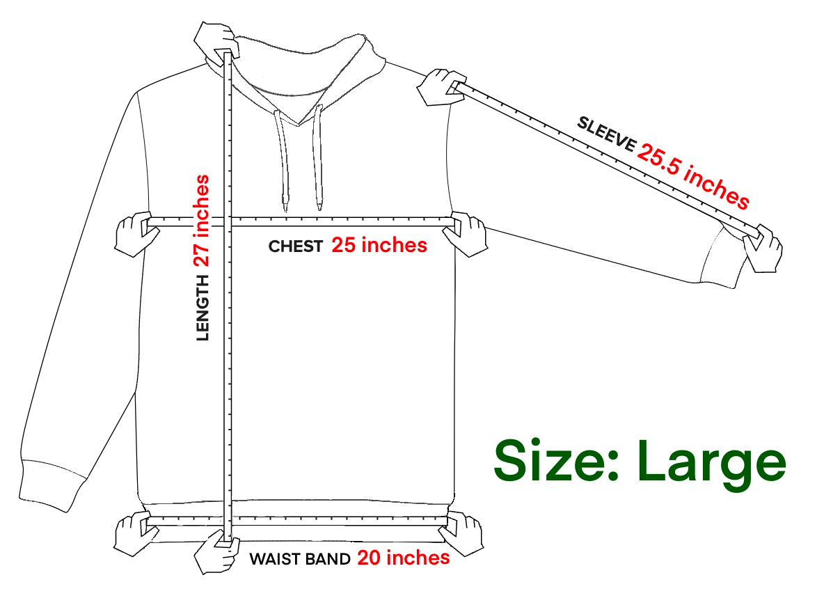 Salty Ocean Blue Hoodie