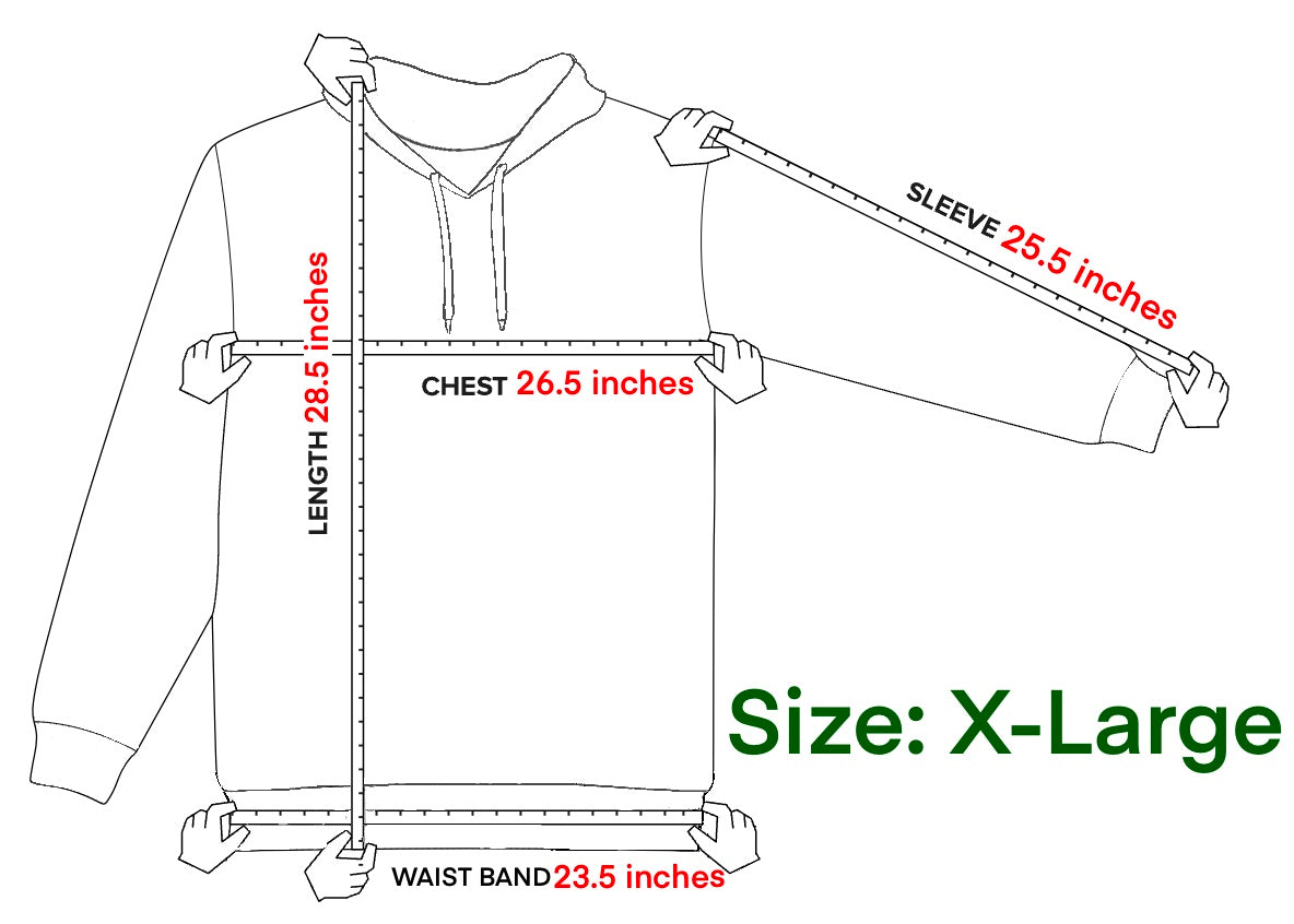 Salty Ocean Blue Hoodie