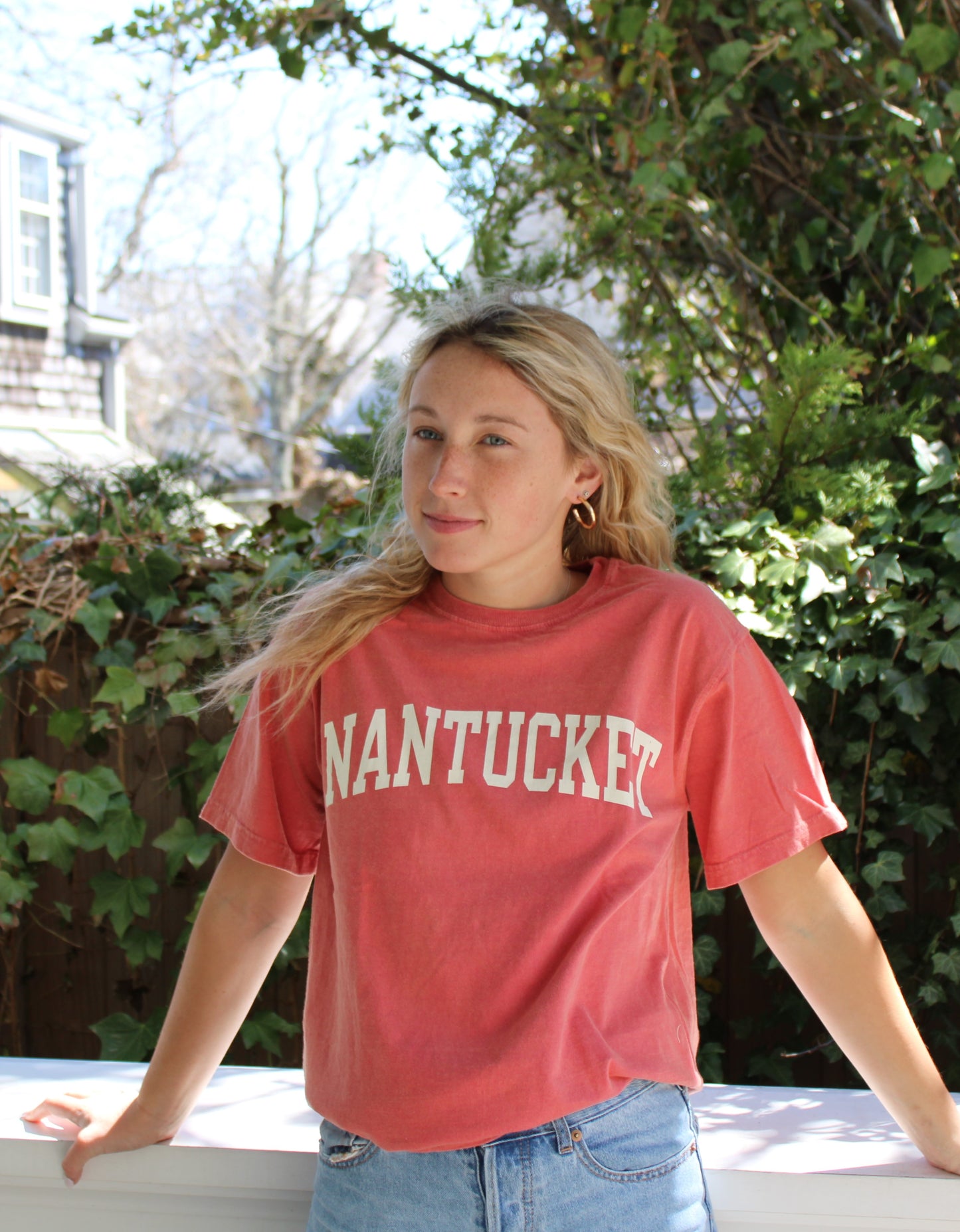 Unisex Nantucket Red Short Sleeve Tee