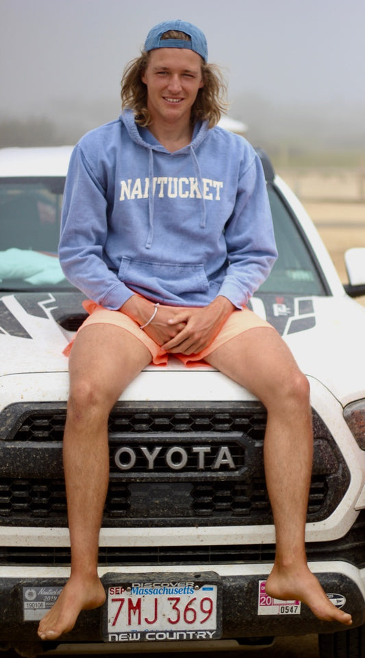 Ocean Blue Hoody Sweatshirt