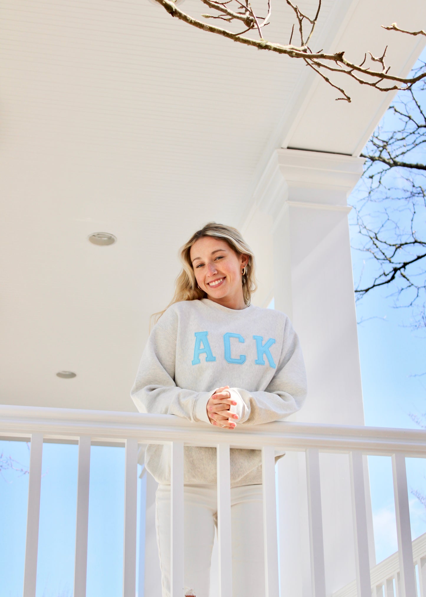 Light Blue ACK Crewneck