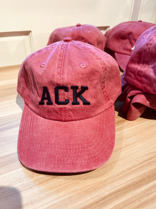 Nantucket Red Cap With Navy ACK