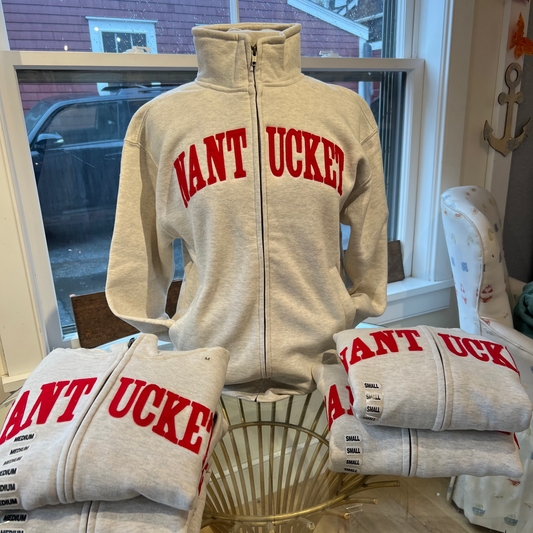 Nantucket Full Zip Sweatshirt - Red