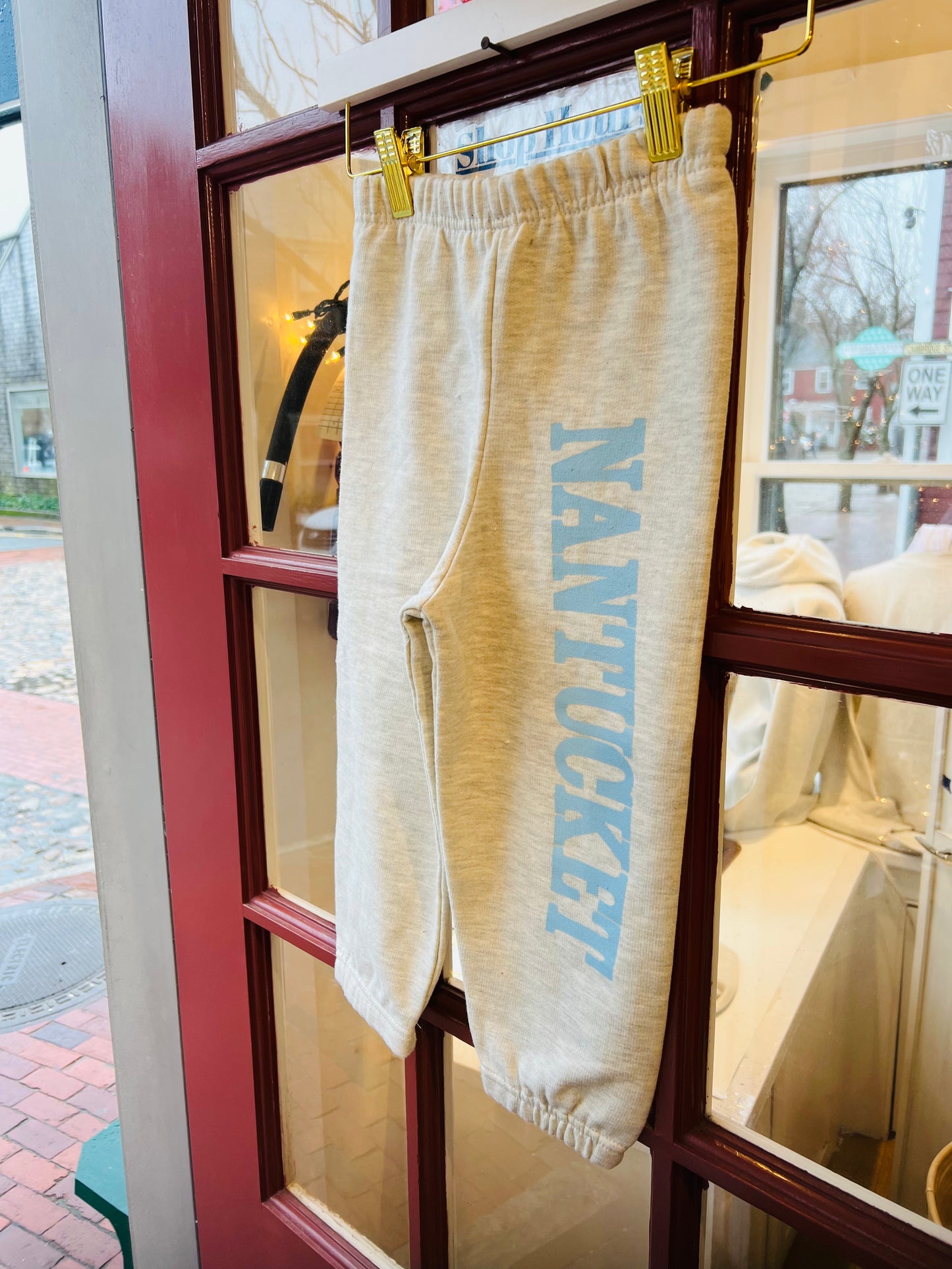 Kids Sweatpants with Light Blue Nantucket