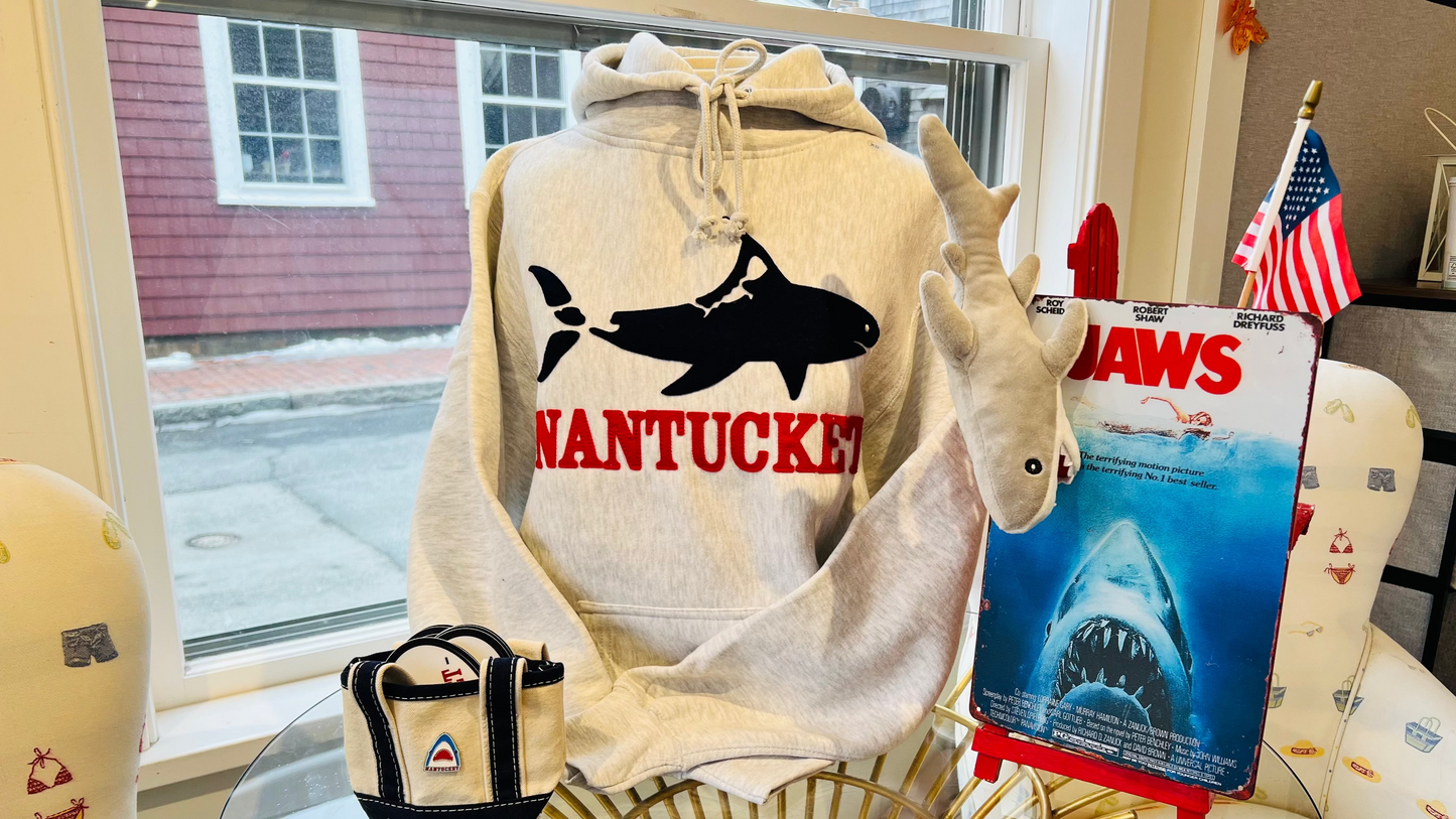Nantucket Shark Hooded Sweatshirt
