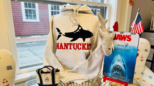 Nantucket Shark Hooded Sweatshirt