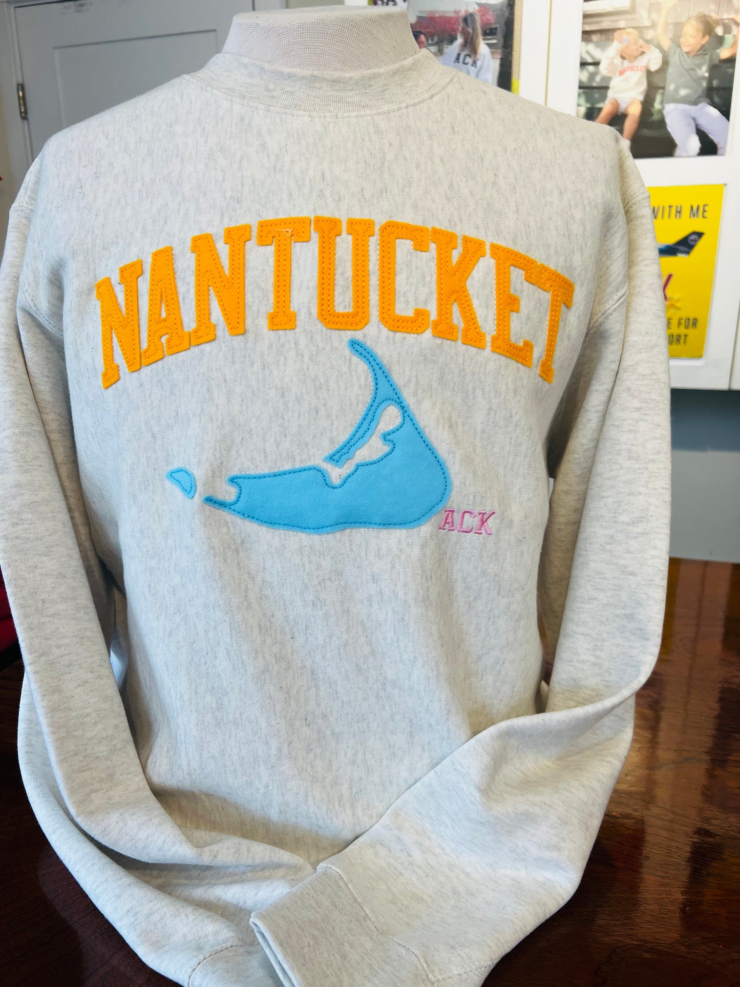 Three Island Design Crew Sweatshirt