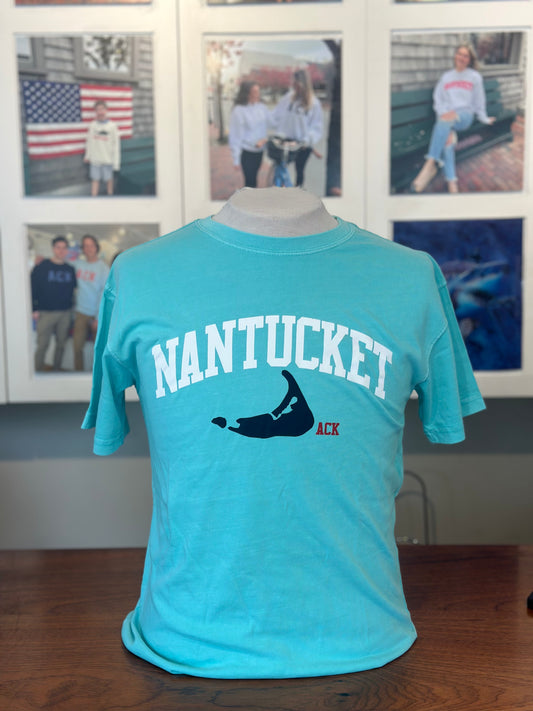 Turquoise 3 Island Design T-Shirt